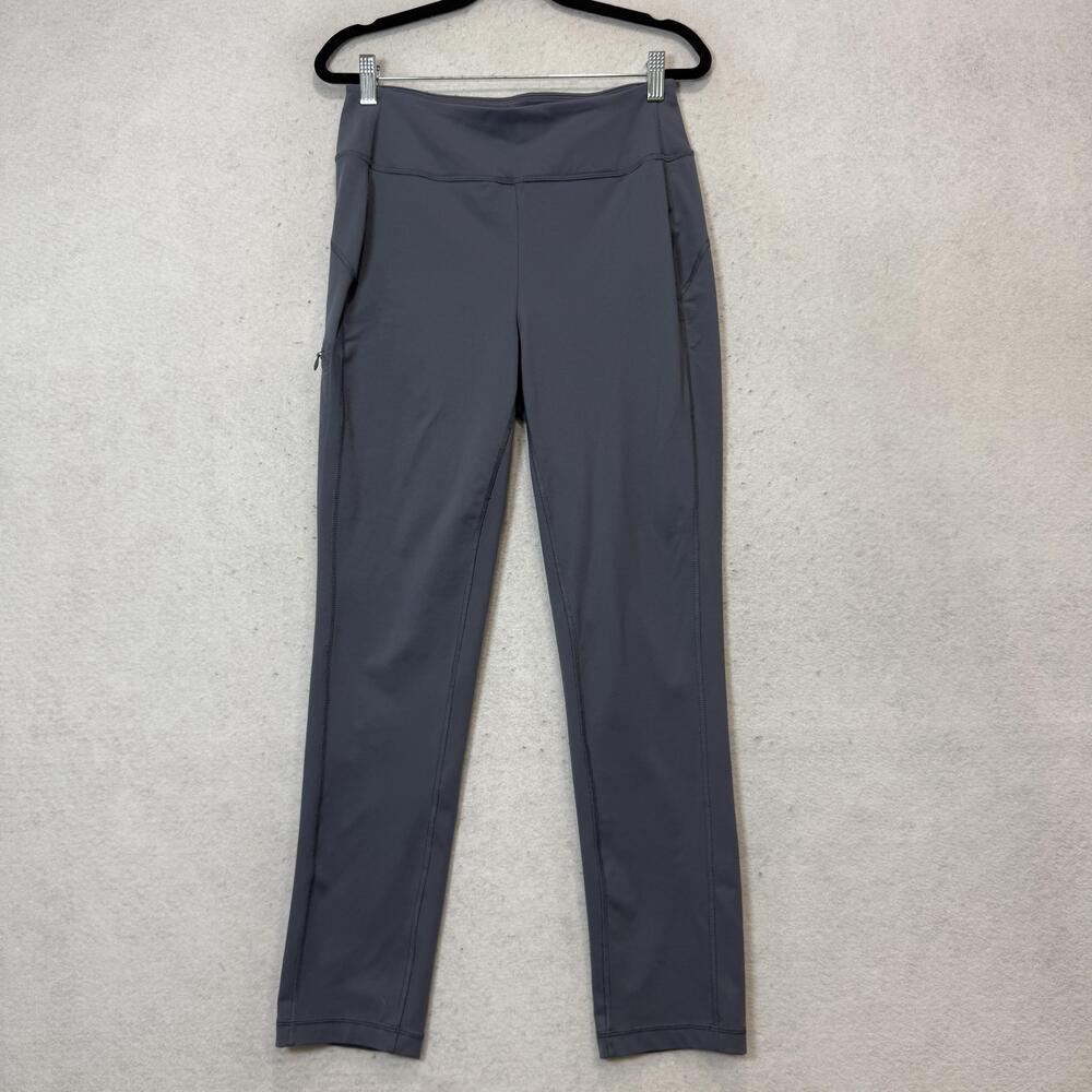Duluth Trading Co Jogger Pants Womens XS Gray Slim Leg Pull On Stretch Pockets